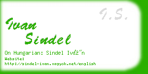 ivan sindel business card